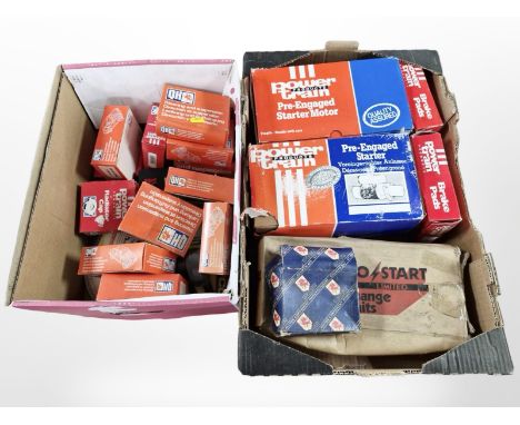 A group of vintage boxed car parts including Ferodo, as illustrated. (2 boxes)