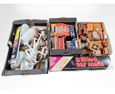 A group of vintage boxed car parts including Ferodo, as illustrated. (2 boxes)