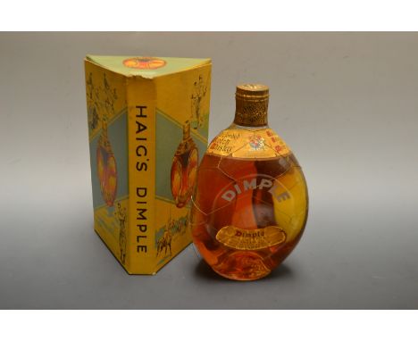 A bottle of Haig's Dimple Scotch Whisky, original box