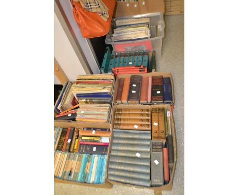 Books- The Children's Encyclopedia, eight volumes, The Illustrated Atlas Of The World; music books; The Glenan's Sailing Manu