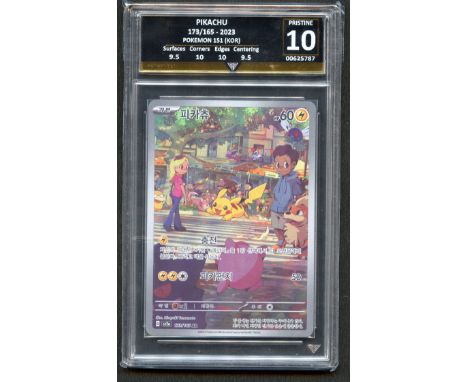 This card has been authenticated and graded by the UK's first grading company Get Graded. This card achieved a Pristine 10.Ab