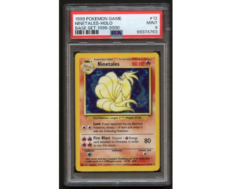 Ninetales, Tentales, Eleventales, etc.This card has been authenticated and graded by PSA and awarded a MINT 9.Grading report: