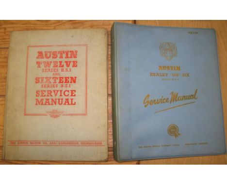 [MOTORING / CARS] Austin Twelve Series L1, S.1 and Sixteen Series B.S.1. Service manual, 4to, illus., cloth, Birmingham, 1948