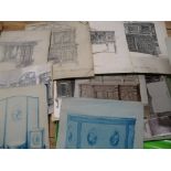 [FURNITURE / MAPLE & CO archive] approx. 100 photos of furniture, with ref. numbers; some original