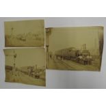 RAILWAY PHOTOS, 3 unframed early images (3).