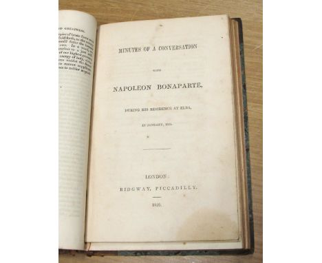 [NAPOLEON / SLAVERY, etc.] a sammelband of pamphlets comprising CHANNING (W.) Analysis of the character of Napoleon, 4th Edn.