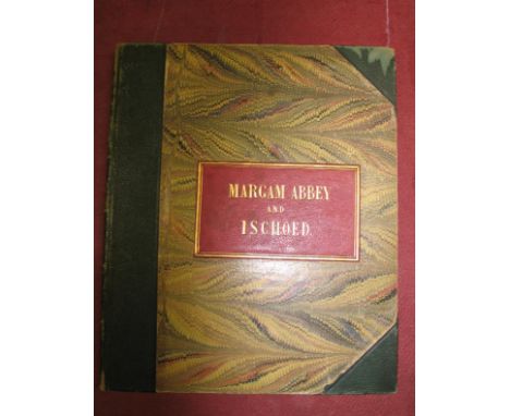 [MANUSCRIPT TOUR] COLEVILE (Frederick Leigh and Charlotte Mary, ne Mansel) "Margam Abbey and Ischoed" [title from upper cover