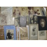 THEATRICAL PHOTOS & EPHEMERA, incl. Evelyn Laye, Charles Spurgeon, W. H. Berry & others (Q).