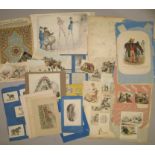 PRINTS, SCRAPS etc., some satire, etc. (Q).