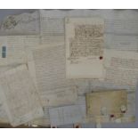 MANUSCRIPT DOCUMENTS, 17th c. & later (small q.).