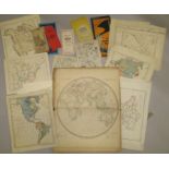 MAPS, misc. manuscript & printed maps (incl. America), some folding, etc. (Q).