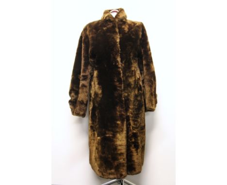 A vintage ladies beaver lamb coat.