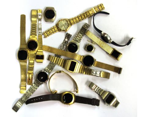 A quantity of vintage gentlemens watches.