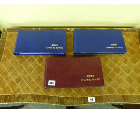 THREE ALBUMS OF BENHAM SILK FIRST DAY COVERS - JERSEY/CHANNEL ISLANDS, BRITISH ISLAND COIN COLLECTION ETC 