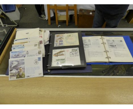 TWO ALBUMS OF GB RAF RELATED FIRST DAY COVERS AND A SELECTION OF AERONAUTICAL FIRST DAY COVERS 