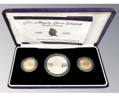 Royal Mint : 1900 - 2000 United Kingdom Her Majesty Queen Elizabeth The Queen Mother from The Royal Birthday Collection, 1900