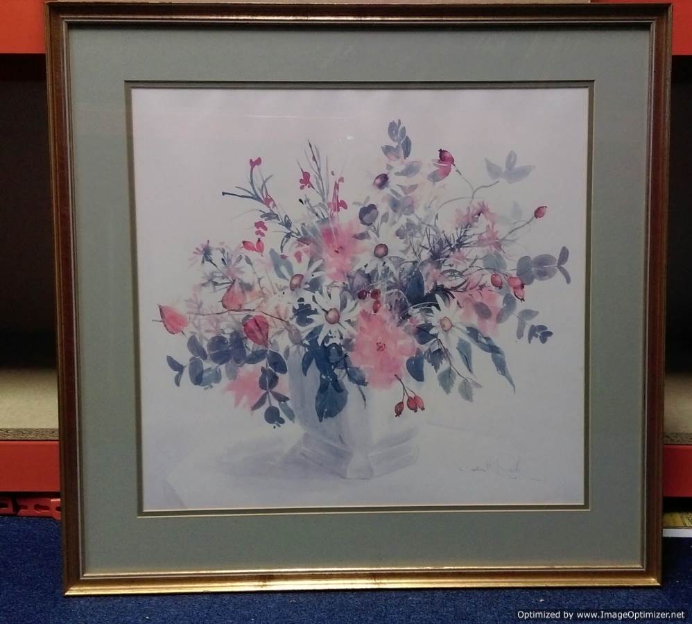 Celia Russell Original Framed Watercolour Painting – Superb Condition ...