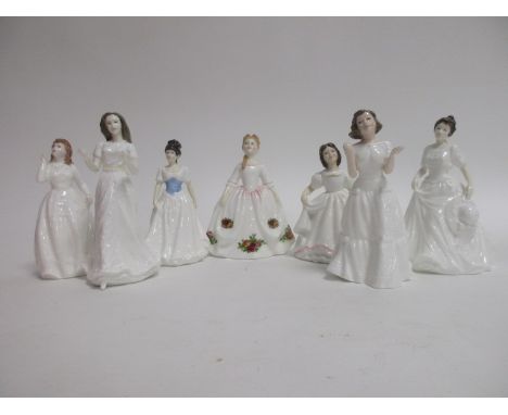 A small quantity of Royal Doulton figures,  to include some club membership pieces, HN3482 Old Country Roses, HN3635 Amanda ,