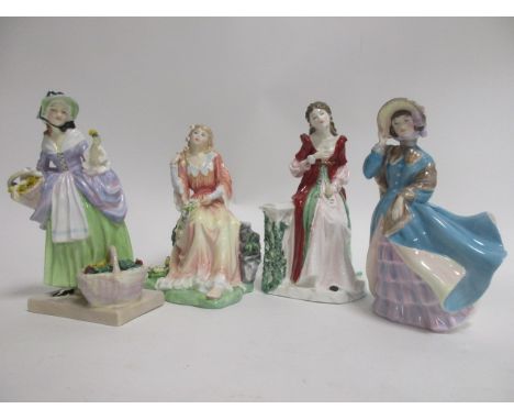 Two Royal Doulton Shakespeare figures, consisting of 'Juliet' HN3453 no.620/5000 and 'Ophella' HN3674 no.507/5000, both with 