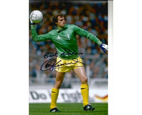 Football Ray Clemence signed 12x8 colour photo pictured while playing for Tottenham Hotspur. Raymond Neal Clemence, MBE (born