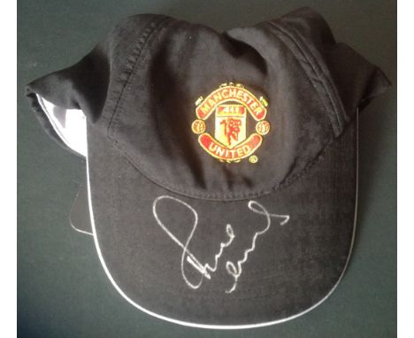 Football Paul Scholes signed Manchester United Cap. Paul Scholes ( born 16 November 1974) is an English football coach and fo