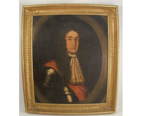 An 18th century English school, circa 1720, oil on canvas, Sir Richard Astley Bart.,&nbsp;portrait of a gentleman, in ruff an