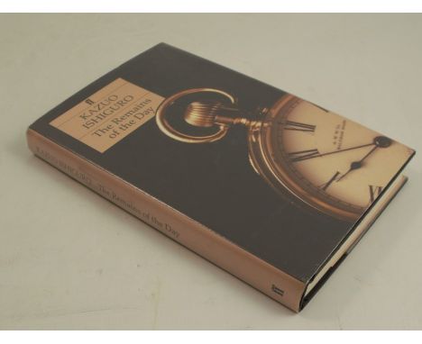 Kazuo Ishiguro, The Remains of the Day, First Edition, published by Faber 1989