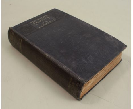 D H Lawrence, The White Peacock, First Edition, published by Heinemann 1911, with original bindingsCondition Report:  very go