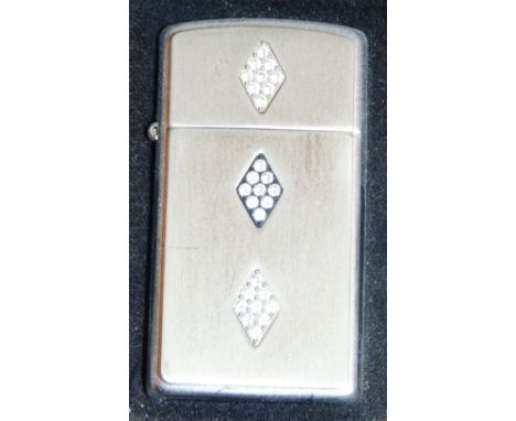 ZIPPO LIGHTER. Ladies unused boxed Zippo Swarovski crystal lighter