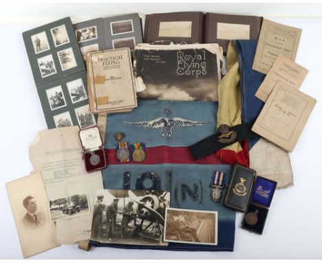 Major Joseph Clifford Griffiths Royal Flying Corps. Important and very comprehensive collection relating to his service in th