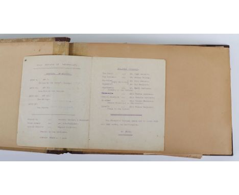Photograph/Scrap Album Singapore Interest. Abum compiled by Mr &amp; Mrs Hartman who spent some of their time in the late 193