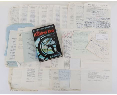Battle of Britain "The Hardest Day 18 August 1940" Fascinating collection of original  Letters and questionaires from Luftwaf