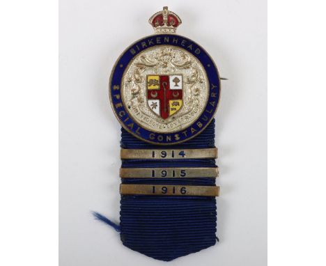 Birkenhead Special Constable badge/medal (not ephemera of course) but from the Griffiths family. Bars for 1914, 1915 &amp; 19