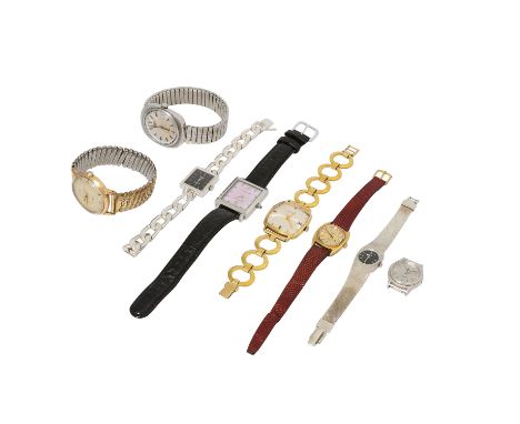 KONVOLUT. 8x Armbanduhren. Bestehend aus:ZENTRA Savoy Dynawind. Ref. 495-4023. Herren Armbanduhr. Edelstahl. Automatik-Werk K