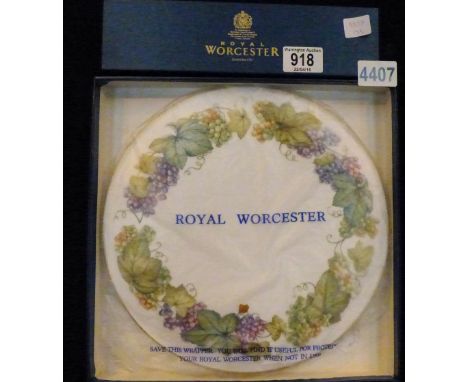 Royal Worcester cake plate and server