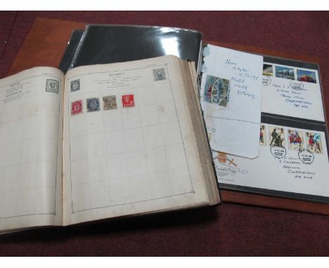 Stamps; An early 'Strand' stamp album (6th edition), containing an early World Collection (including G.B. and Commonwealth), 