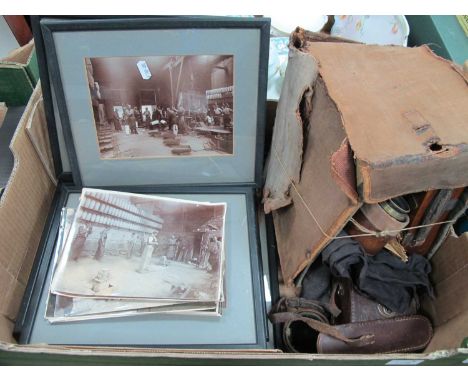 The Busch Camera Co. 'Tribees' London half plate field camera in original case with lens and accessories, together with a col
