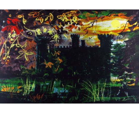 JOHN PIPER limited edition (62/70) lithograph - entitled verso on Attic Gallery Swansea 'Eastnor Castle', signed in pencil, 4