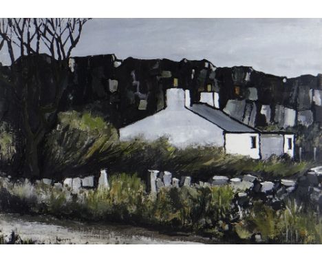 WILF ROBERTS limited edition (8/10) colour print - Ynys Mon farmstead, title to margin 'Ty Newydd', signed, 28 x 40cms Proven