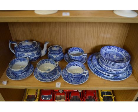 A quantity of Spode Italian pattern china.