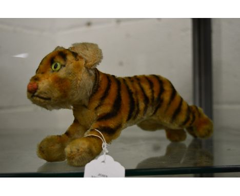 A small Steiff tiger.