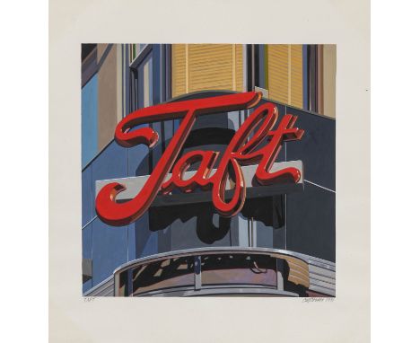   COTTINGHAM, ROBERT  COTTINGHAM, ROBERT   1935 New York      Titel: "Taft".    Datierung: 1991.    Technik: Gouache auf leic