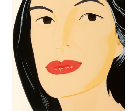   KATZ, ALEX  KATZ, ALEX  1927 New York    Titel: Ada.  Datierung: 1994.  Technik: Farbserigrafie auf Karton. Darstellungsmaß