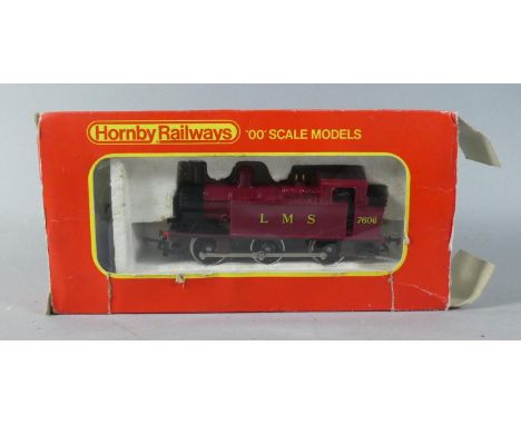 A Boxed Hornby Railways R.452 OO Scale LMS 0-6-0T Tank Locomotive Number 7606. 