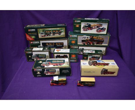 A collection of Corgi Eddie Stobart diecasts comprising boxed sets 07402, 11601, 1430318801, 22702, 23101, 25102, 31704, 9736