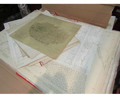 Two portfolios of OS maps of Norfolk, first and second edition, 110 approx.