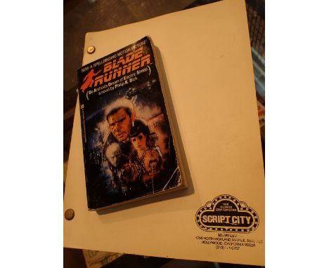Blade Runner first edition paperback and Script City script