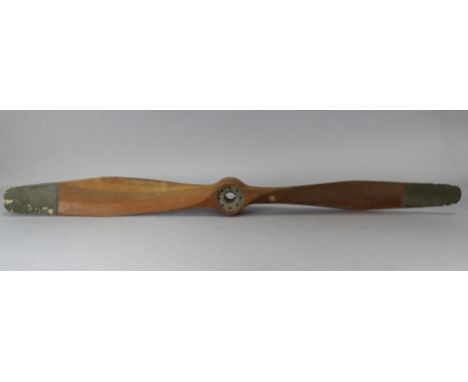 A WWI 8’ 6½” long PROPELLOR FROM A MARTINSYDE G 1W00 aeroplane, (confirmed by the R. A. F. Museum). 