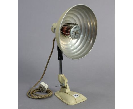 A vintage Pifco “Infa-Red and Radiant Heat” desk lamp. 
