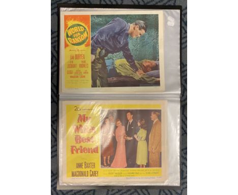 42 VINTAGE CINEMA LOBBY/FOYER CARDS